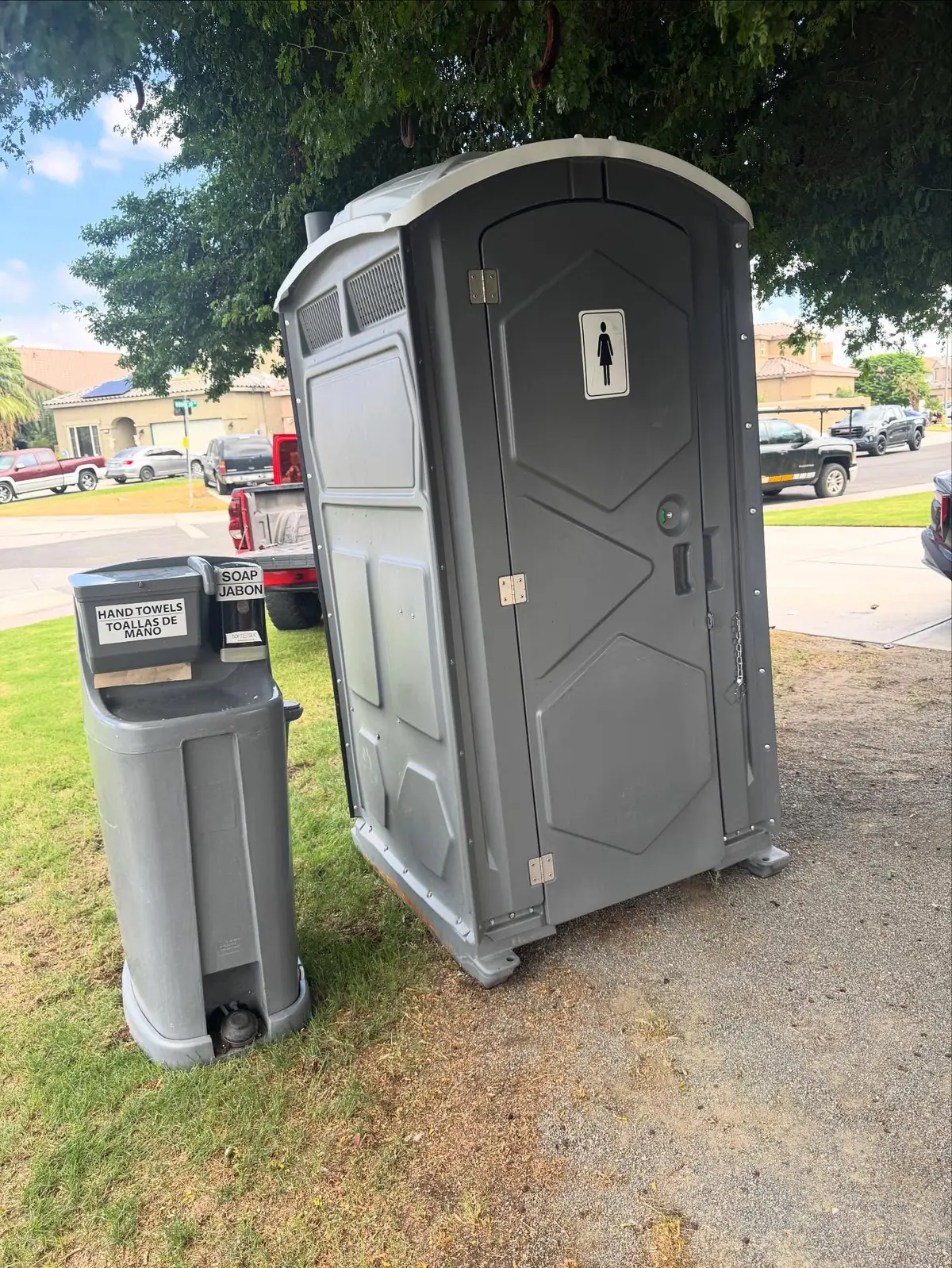 Hand wash station rental unit